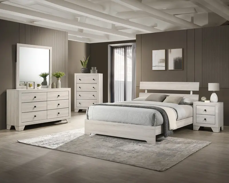 Atticus White Arched Dresser Mirror