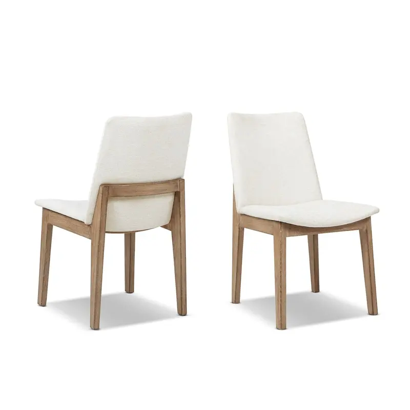 Auden Light Beige Dining Chairs (Pack of 2) – Upholstered Comfort