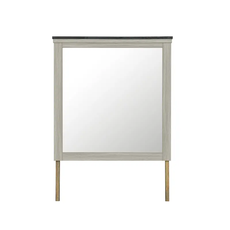 Augusta Oversized Dresser Mirror with Slim Metallic Frame