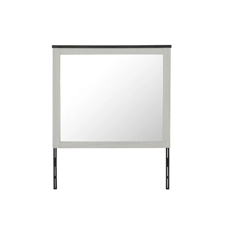 Avery Beige Full-Length Dresser Mirror with Minimalist Frame