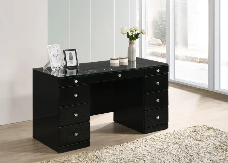 Avery Black Vanity Cabinet