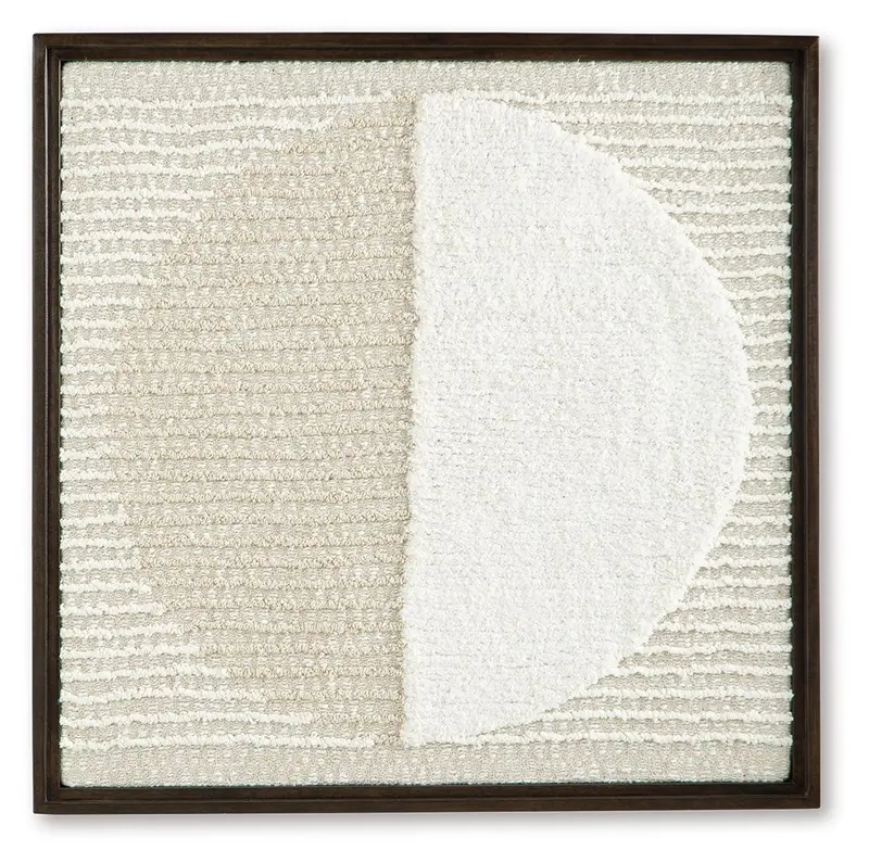 Bachard Neutral Wall Art Print Set (Tan & White)