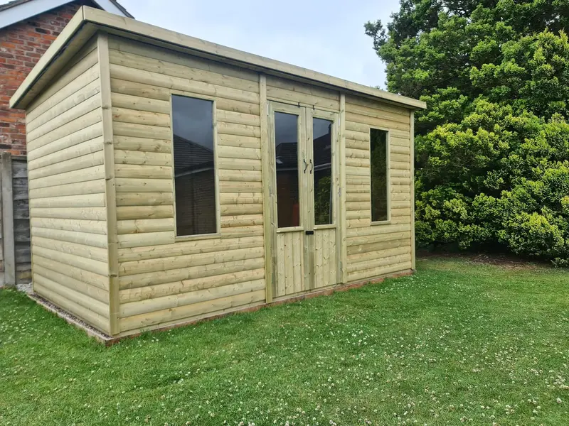 Bakewell 8ft x 6ft Garden Summerhouse – Compact Timber Hideaway for Small Gardens