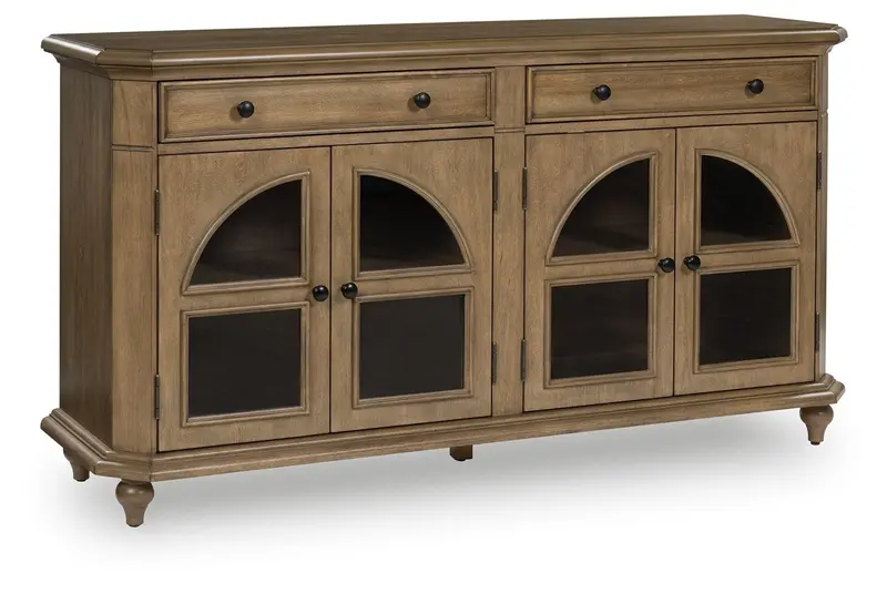 Barlomore Brown Accent Cabinet with Adjustable Shelving