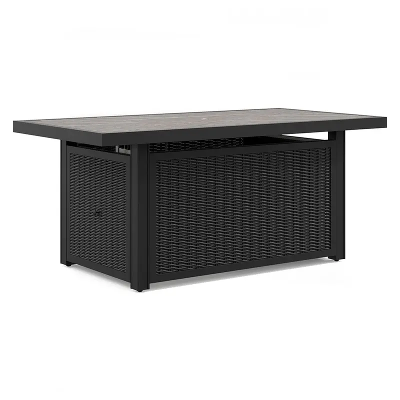 Beachcroft Rectangular Outdoor Fire Pit Table