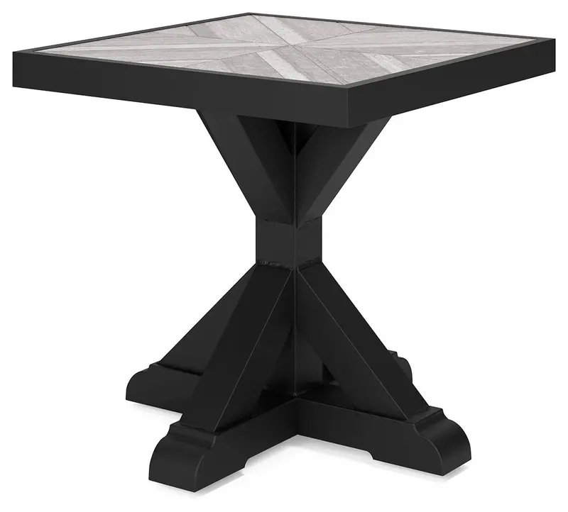 Beachcroft Square Wood End Table