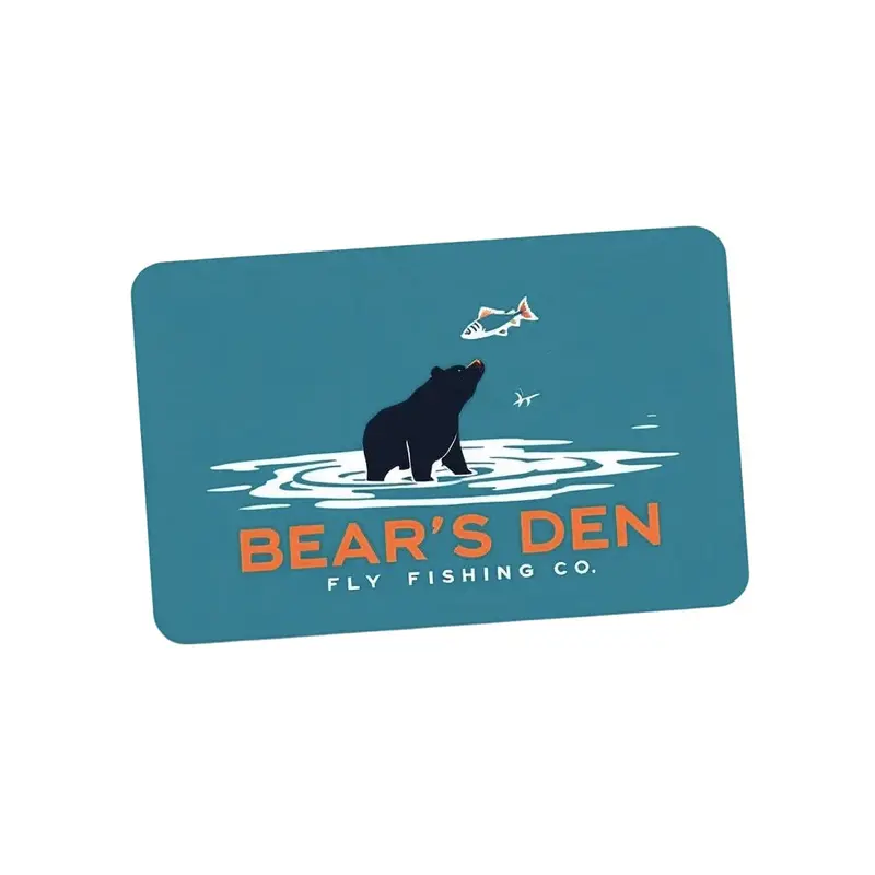 Bear’s Den Fly Fishing Gift Card – Customizable Digital or Physical Option