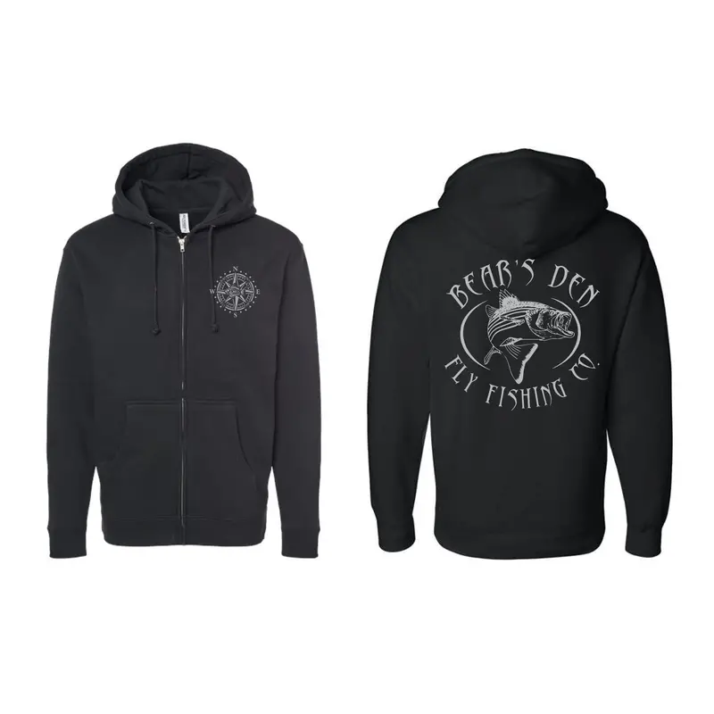 Bear’s Den Striped Bass Logo Pullover Hoodie