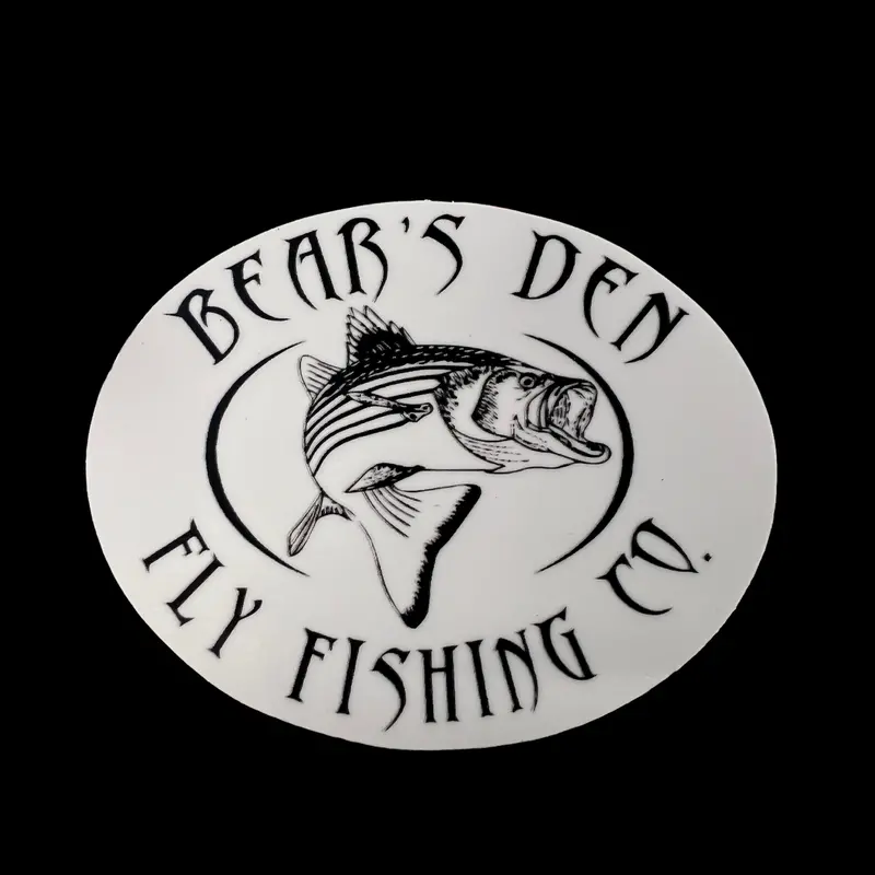 Bear’s Den Striped Bass Vinyl Decal