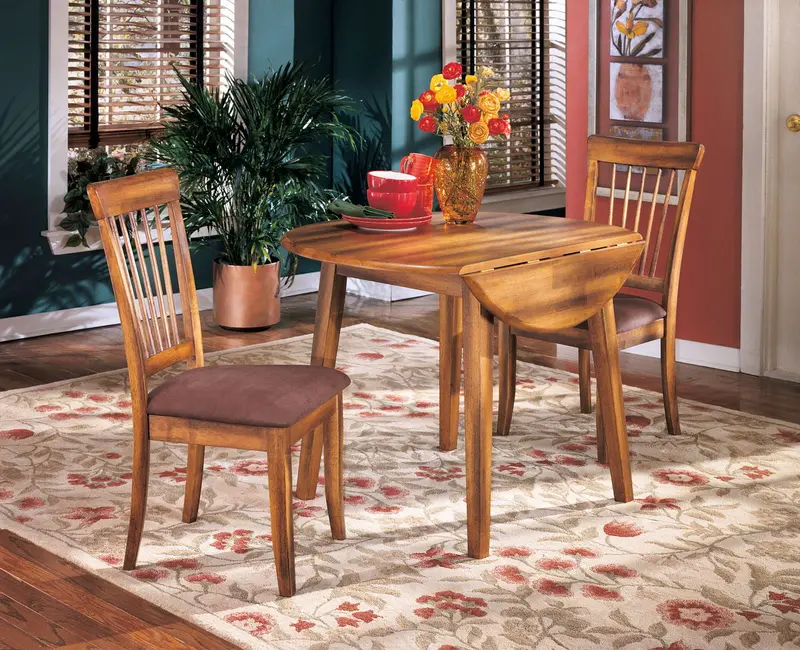 Berringer Drop-Leaf Extendable Dining Table Set