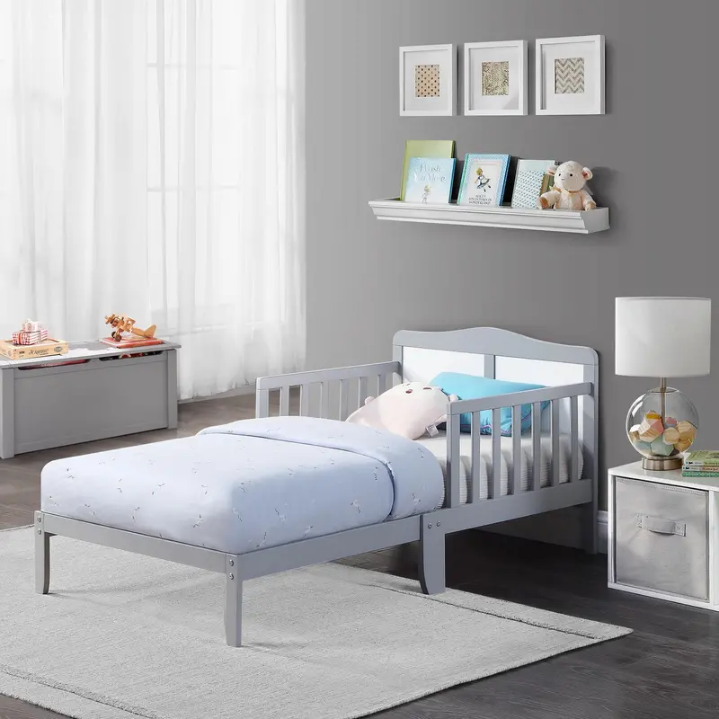 Birdie Two-Tone Toddler Bed – Safe, Stylish, and Transition-Ready