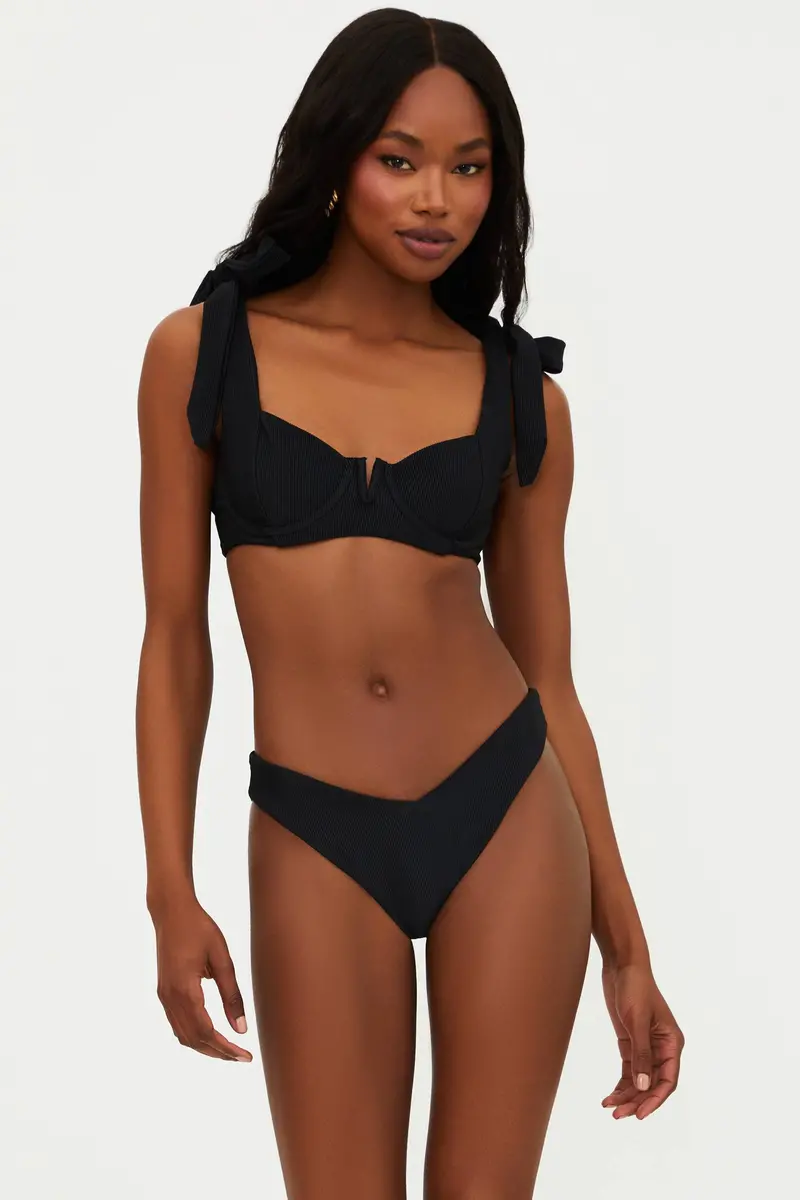 Blair Black Bikini Top