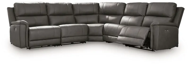 Bleckley Power-Reclining Sectional with Adjustable Headrests