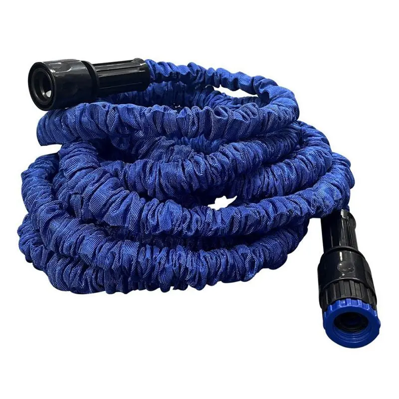 Blue Expandable Garden Hose – 15m Compact & Lightweight with Fittings