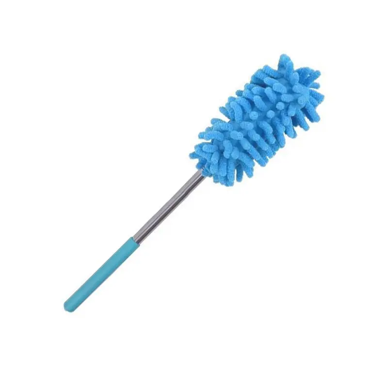 Blue Microfibre Extendable Cleaning Brush – Adjustable Handle for Hard-to-Reach Areas