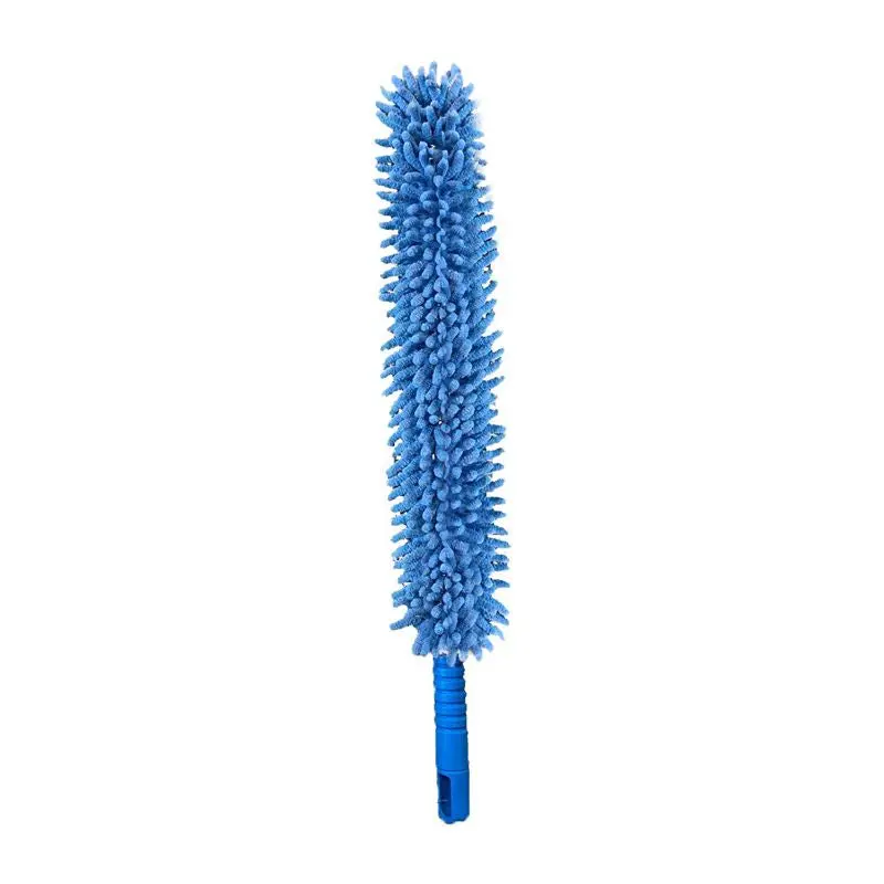 Blue Microfibre Flexible Cleaning Brush – Bendable Handle for Tight Spaces