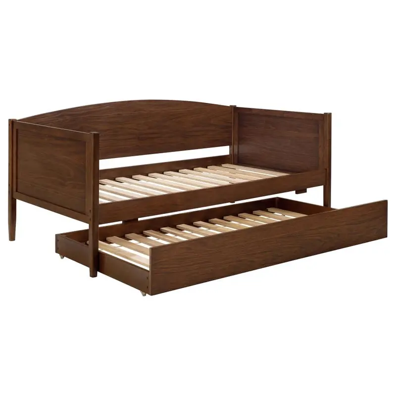Bozeman Medium Walnut Twin Daybed with Trundle