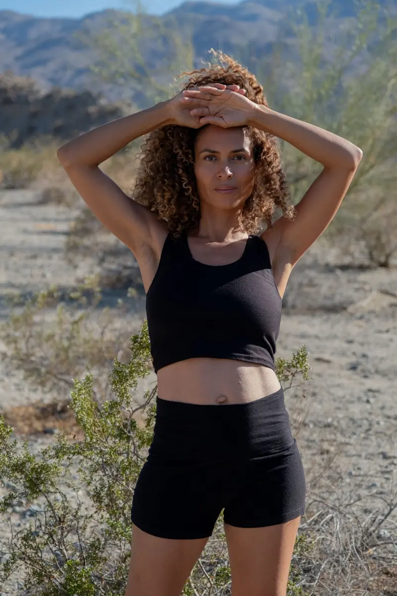 Breathable Organic Crop Top for Active Lifestyles