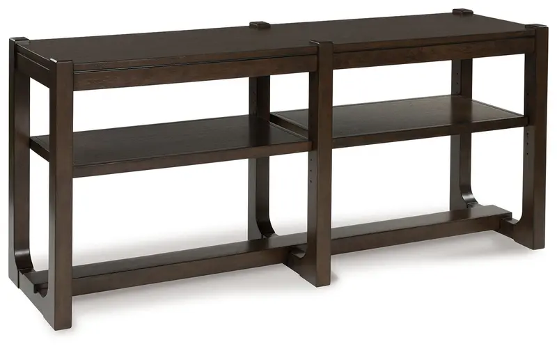 Breckington Dark Brown Sofa Table for Living Room