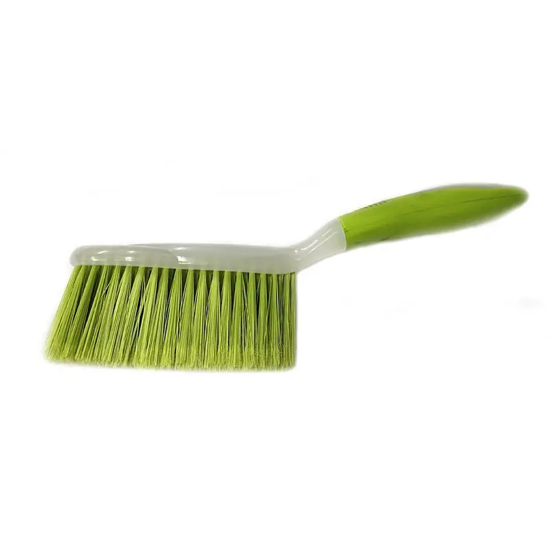 Bright Green Dust Pan and Brush Set for Indoor/Outdoor Use