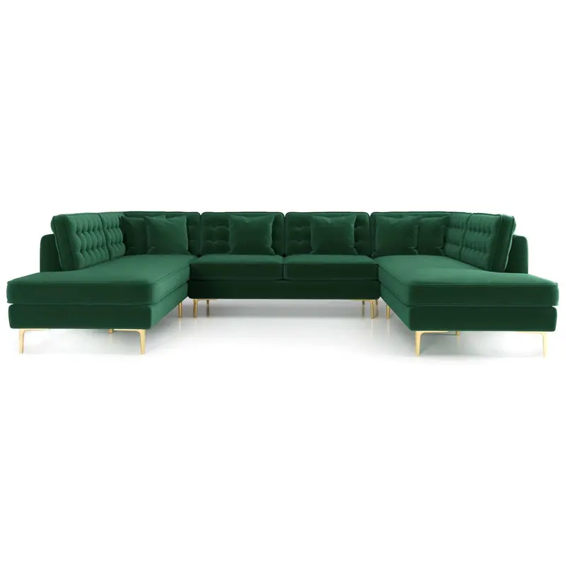 Brooke Modular Sectional Sofa with Chaise Option and Customizable Configuration