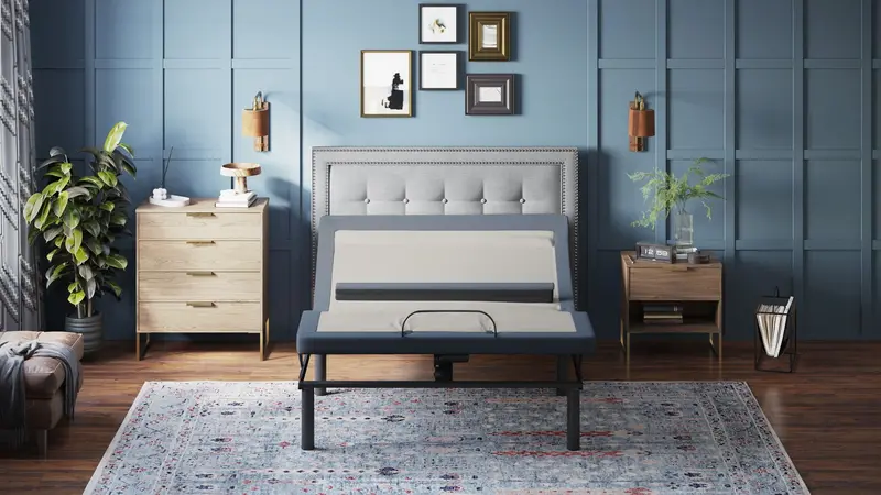 BT6500 Adjustable Bed Base with Head/Feet Tilt & Lumbar Support