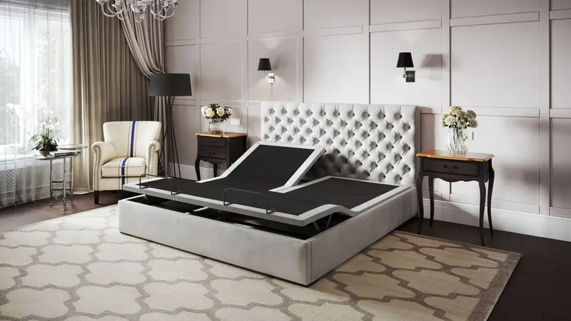 BTX5 Adjustable Bed Base – Dual-Zone Head & Foot Adjustment