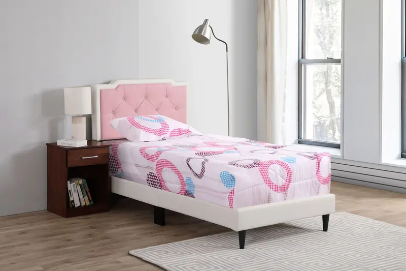 Button-Tufted Upholstered Bed Frame – Cozy Modern Bedroom Essential