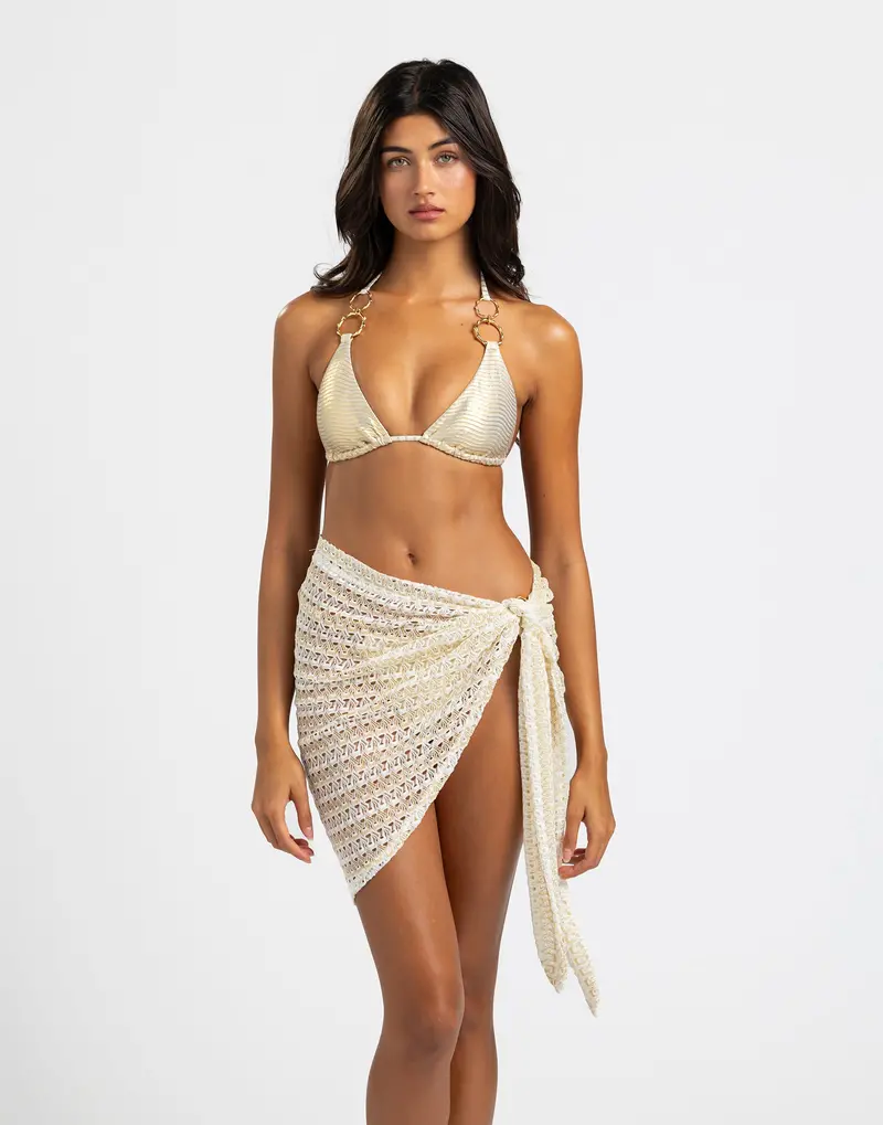 Camden White Pareo Wrap