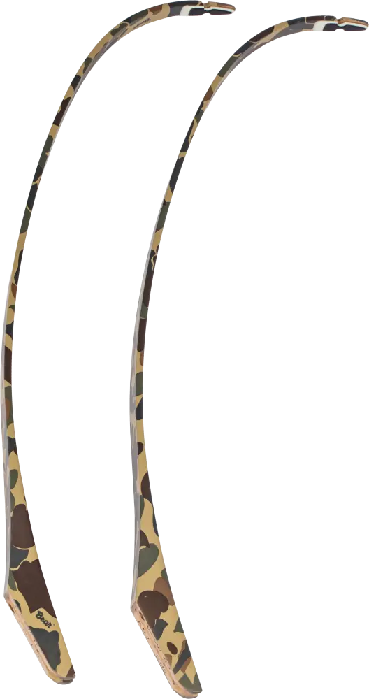 Camo-Finished Take-Down Bow Limbs – Compatible & Lightweight