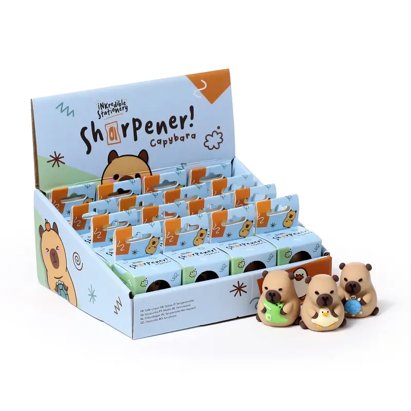 Capybara-Design Manual Pencil Sharpener – Cute Desk Accessory