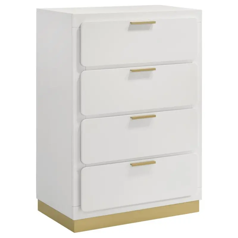 Caraway 4-Drawer Chest – Compact Engineered Wood Bedroom Storage