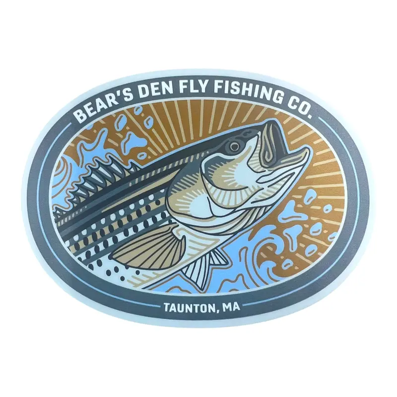 Casey Underwood Bear’s Den Surface Striped Bass Decal