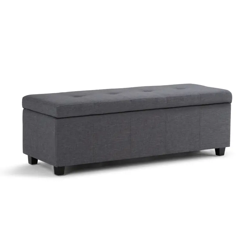 Castleford Contemporary Tufted Storage Ottoman