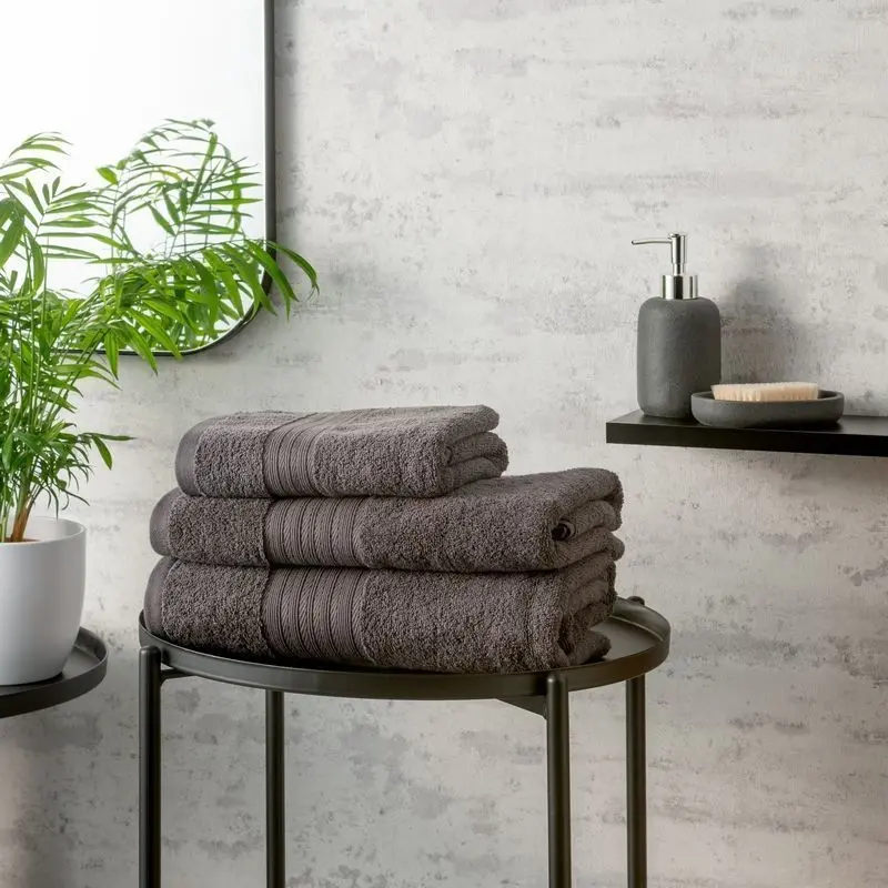 Charcoal Hand Towel – 50 x 85 cm, Hamilton McBride