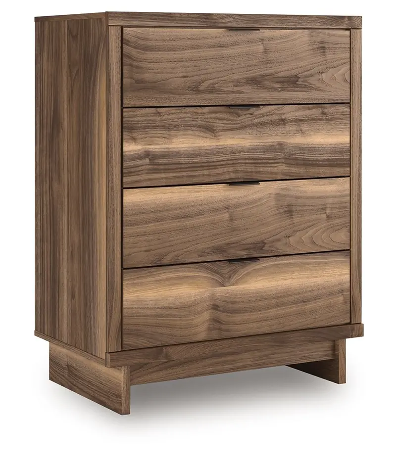 Chirason Brown Four-Drawer Chest