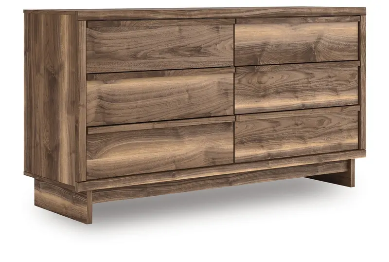 Chirason Six-Drawer Dresser – Brown Finish