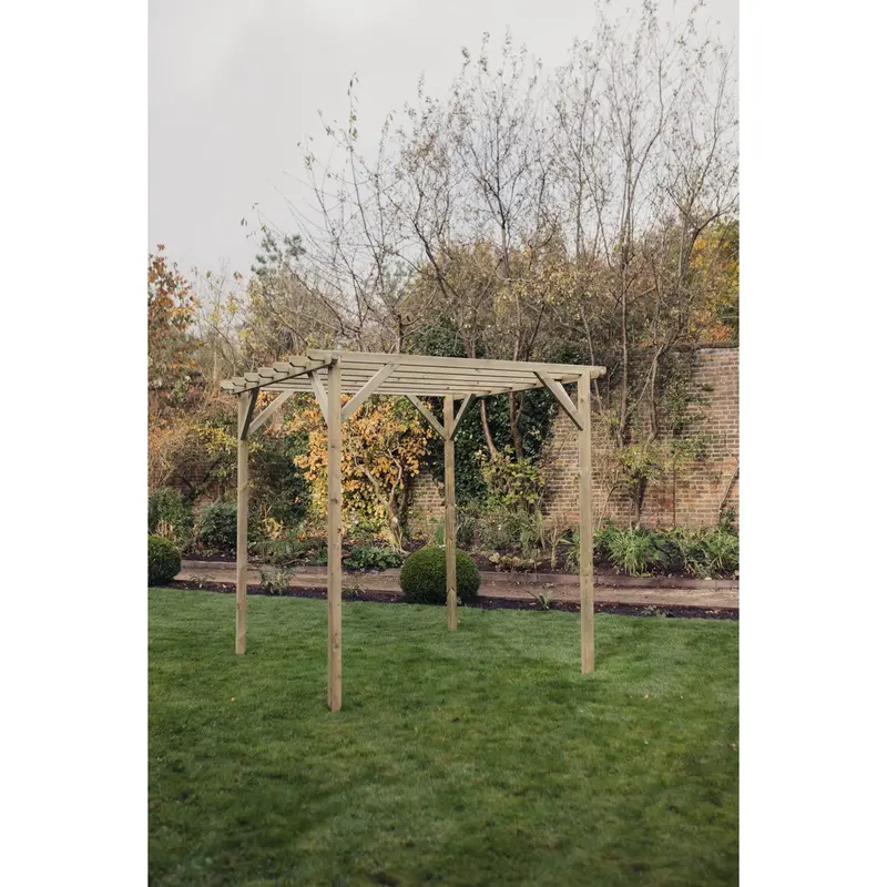 Churnet Valley Contemporary 2.4m x 2.4m Garden Pergola – PEV24