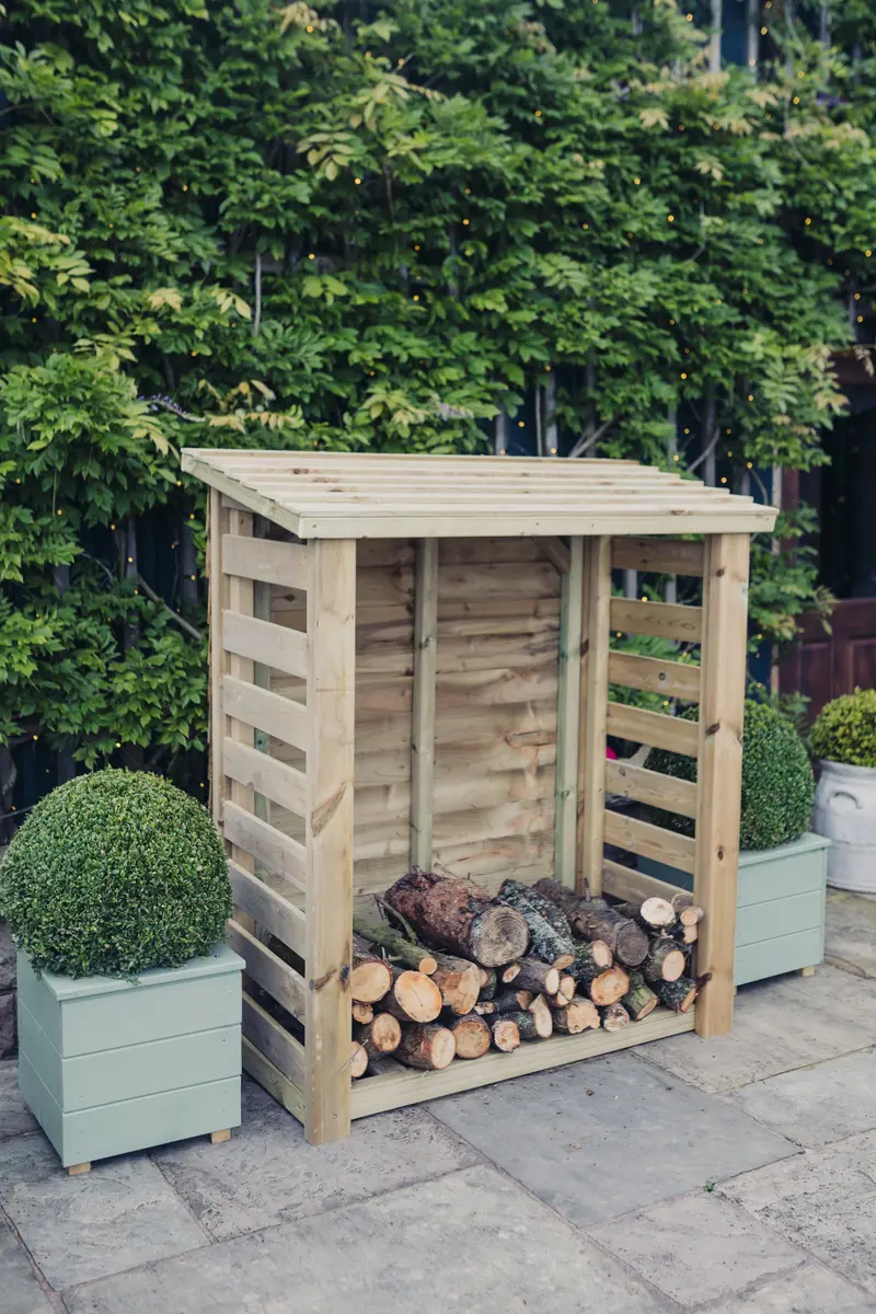 Churnet Valley Medium Ventilated Log Store – 150cm W x 60cm D – LSOP4X5