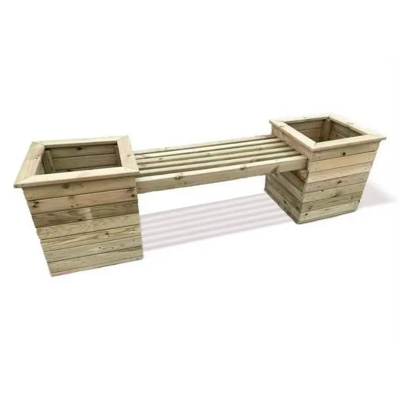 Churnet Valley Planter-Integrated Two-Seater Bench – Built-in Planting Space