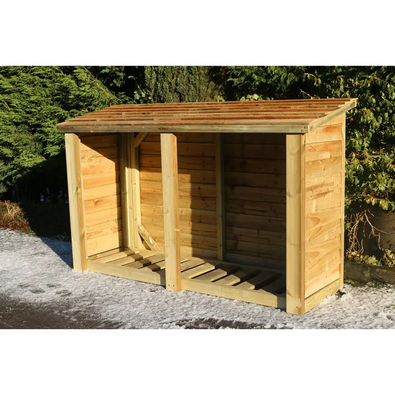 Churnet Valley Reinforced Log Store – 190cm W × 67cm D