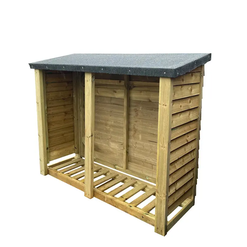 Churnet Valley Slimline Log Store – 120cm W x 67cm D – FLS54