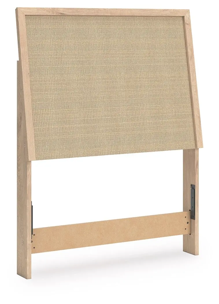 Cielden Two-Tone Panel Bed Headboard
