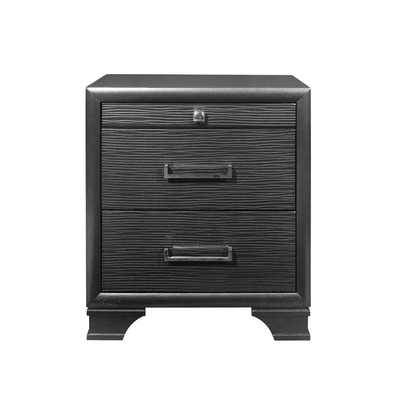 Civic Compact Nightstand with Clean Lines and Functional Storage