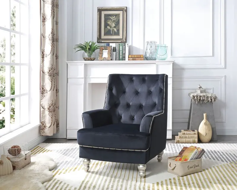 Classic Armchair Featuring Elegant Silhouette and Detailing