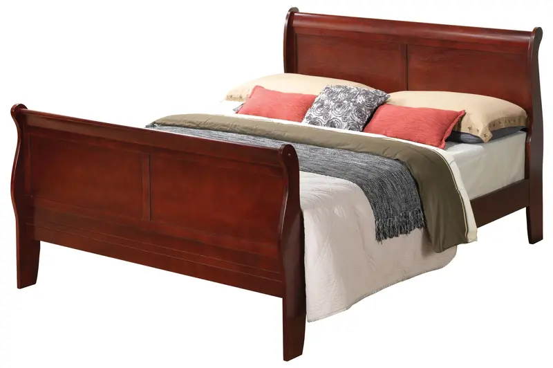 Classic Panel Sleigh Bed – Timeless Bedroom Centerpiece