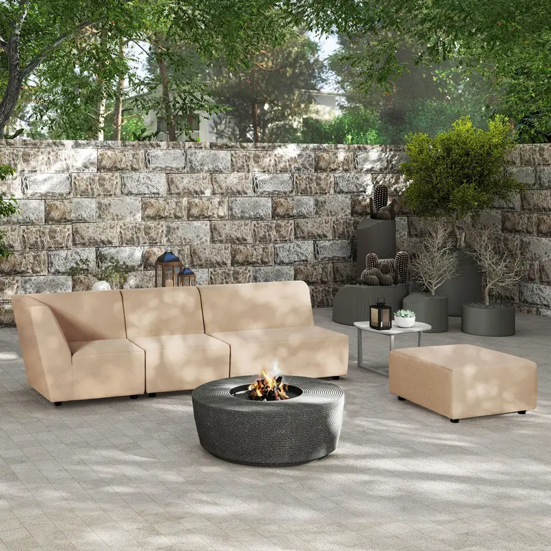 Cleo Modular Deep-Seating Patio Loveseat