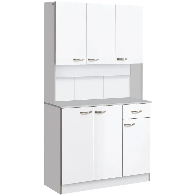Compact Kitchen Wall or Base Cupboard – Adjustable Shelving Unit