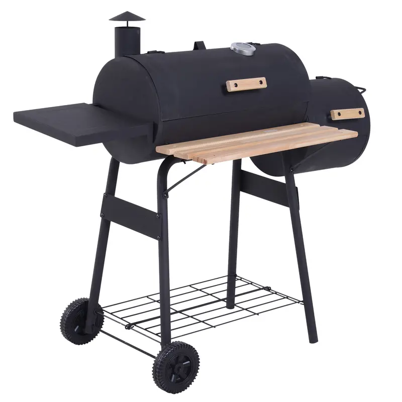 Compact Portable Charcoal Grill for Backyard Barbecues and Tailgating