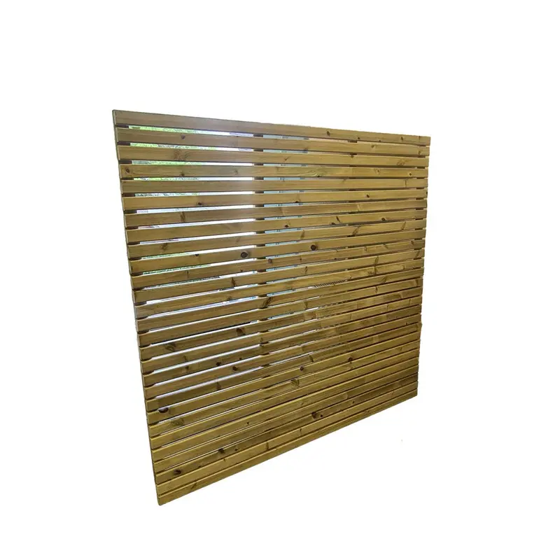 Contemporary 180cm x 180cm Garden Fence Panel – Modern Vertical Slatted Design